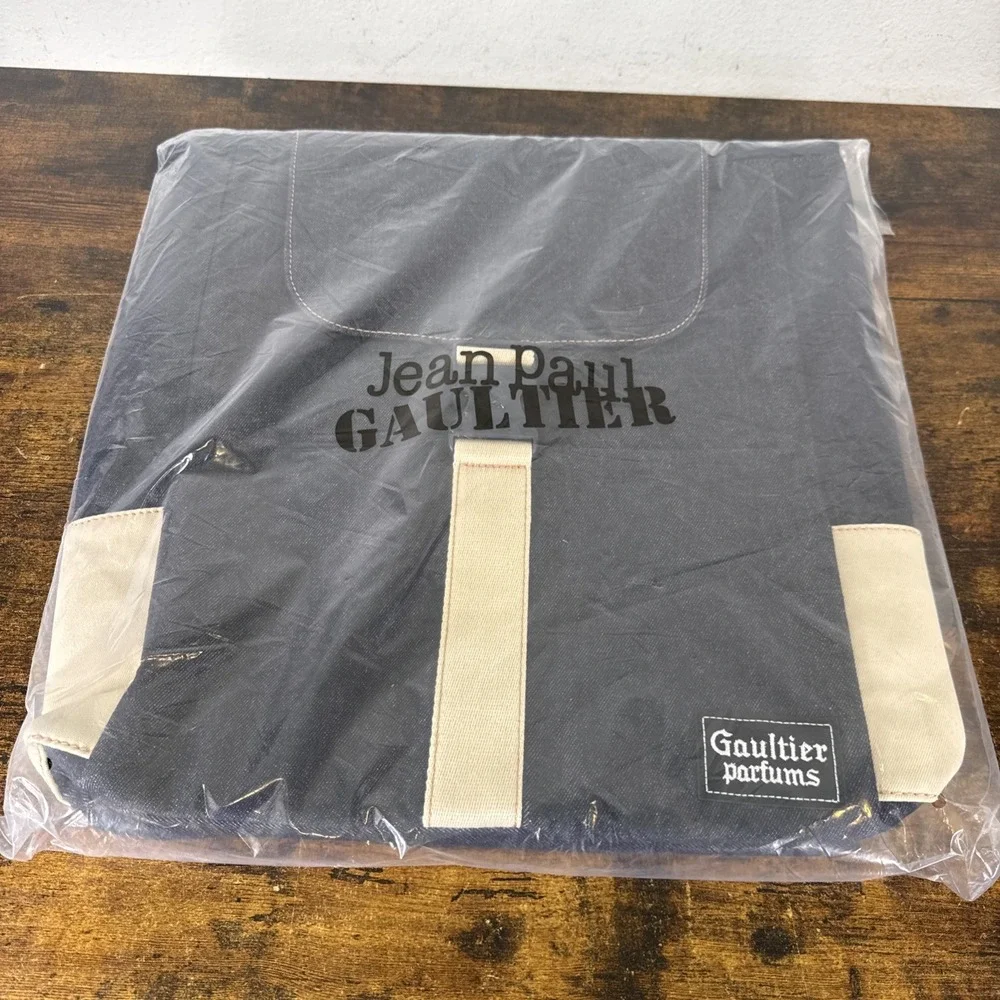 Jean Paul Gaultier Parfums Denim Backpack — Y2K GWP — New With Tags